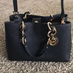 Michael Kors Cynthia Medium Saffiano Satchel